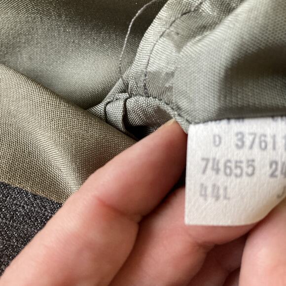 Levi's Action Mens Vtg Suit Sz 44L 36X30 Gray Pinstripe 70s Retro Single Vented - Picture 8 of 16